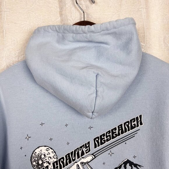 Teton Gravity Grateful Dead Ski Hoodie TGR Intergalactic Skier sweatshirt flawed - Picture 7 of 12
